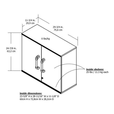 altra systembuild boss steel grey wall cabinet 7445059com|Ameriwood Home Boss 29.75.